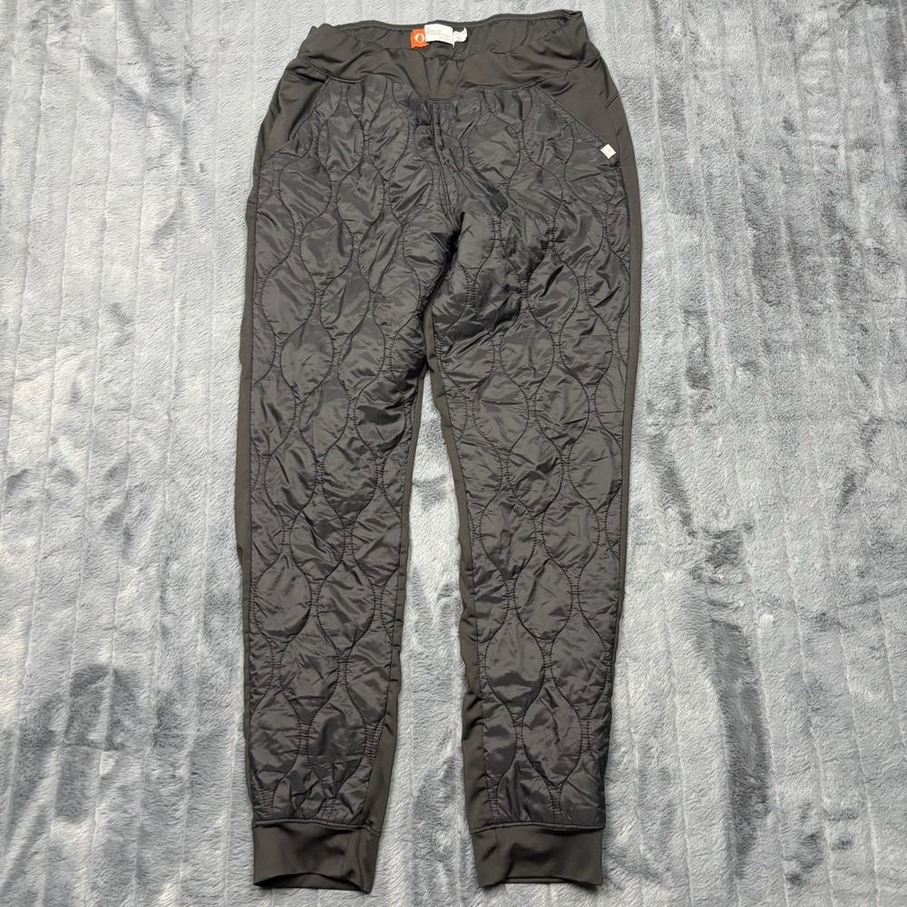 The American Outdoorsman Quilted Front Jogger Pants Black Women XL Hiking Hybrid
